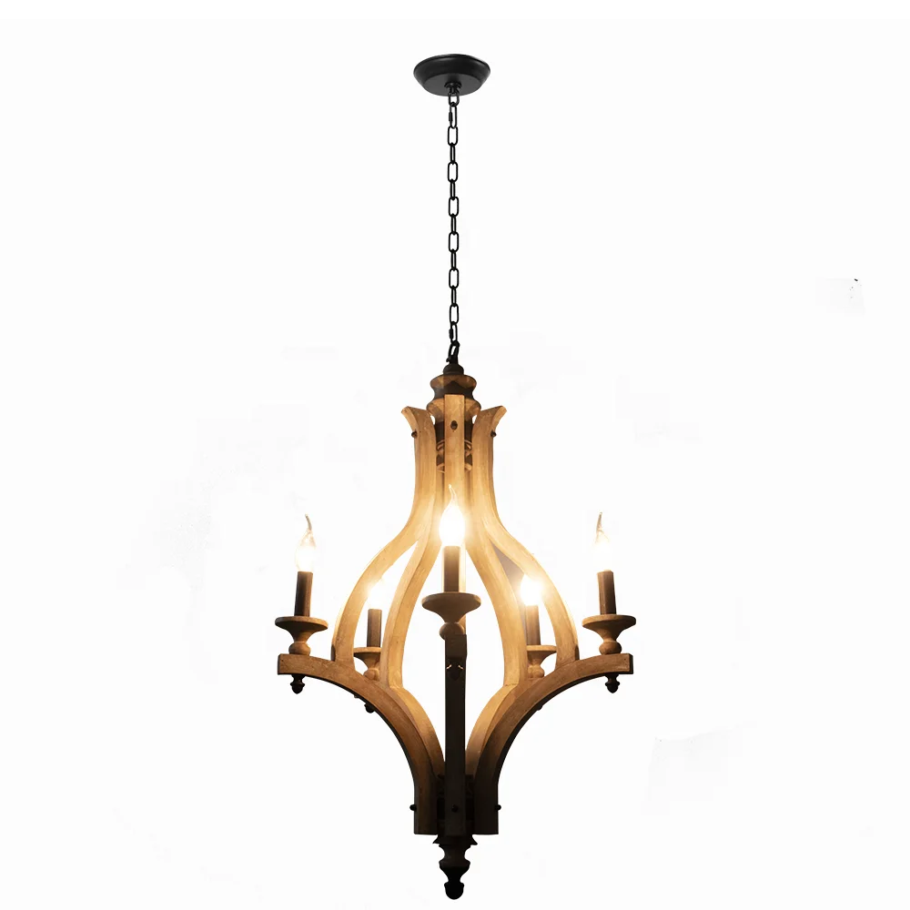 5-Lights 110V 220V American wooden Chandelier, Oak Wood Farmhouse Lighting Fixtures for home, farm urban ambiance, Wood & old finish
5-Lights 110V 220V American wooden Chandelier, Oak Wood Farmhouse Lighting Fixtures for home, farm urban ambiance, Wood & old finish