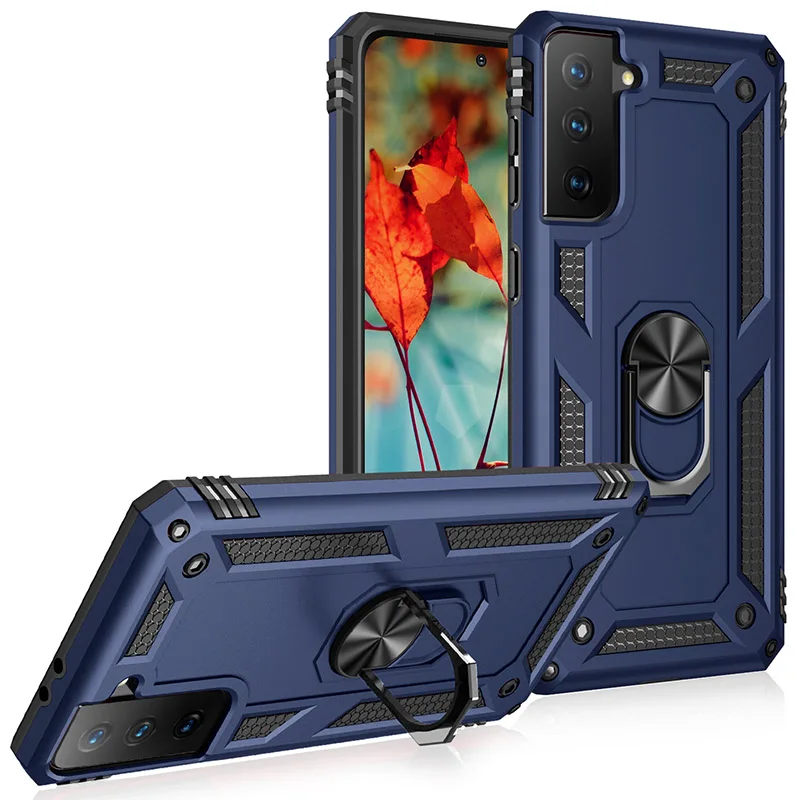 For Samsung Galaxy S21 Plus Ultra shockproof protective soft TPU bumper rotating metal ring kickstand magnet car PC phone case
For Samsung Galaxy S21 Plus Ultra shockproof protective soft TPU bumper rotating metal ring kickstand magnet car PC phone case