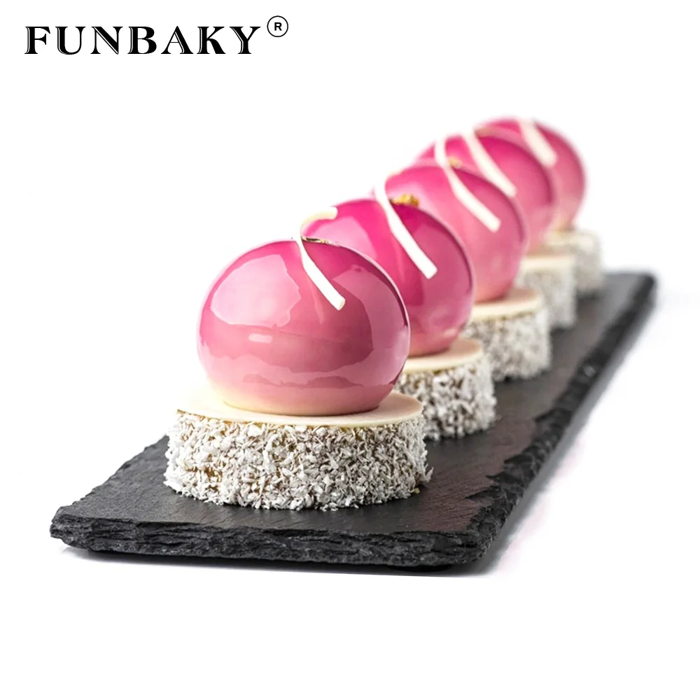 FUNBAKY JSC3282 Eco - friendly cake mould ball 3 D round circle shape mousse cake silicone molds ice ball making kits cake decor, Customized color
FUNBAKY JSC3282 Eco - friendly cake mould ball 3 D round circle shape mousse cake silicone molds ice ball making kits cake decor, Customized color
