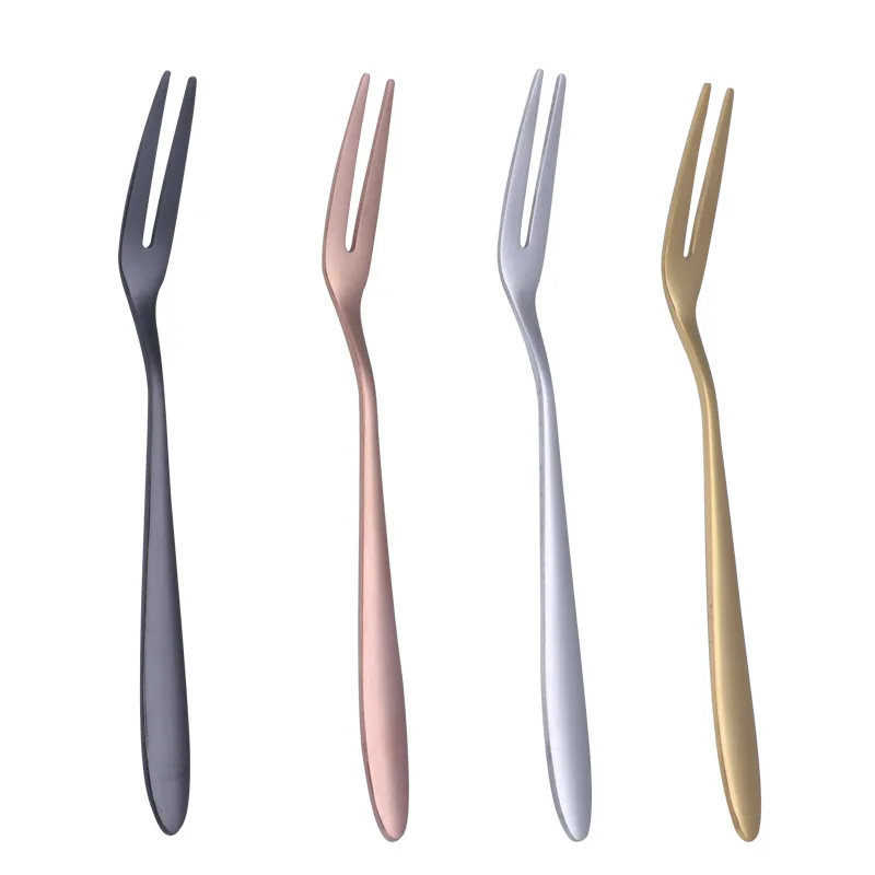 Food Grade Stainless Steel Colorful Small Fruit Fork Mini Dessert Fork, Silver/gold/rose gold/black/multicolored/blue/purple
Food Grade Stainless Steel Colorful Small Fruit Fork Mini Dessert Fork, Silver/gold/rose gold/black/multicolored/blue/purple