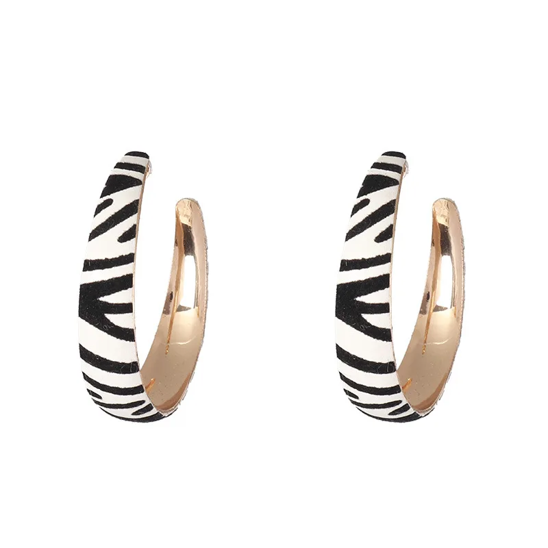 zebra Stripe C Frame Drop Earrings copper Metal Hoop Dangle Earings Brand Women Inspired Jewelry legong
zebra Stripe C Frame Drop Earrings copper Metal Hoop Dangle Earings Brand Women Inspired Jewelry legong
