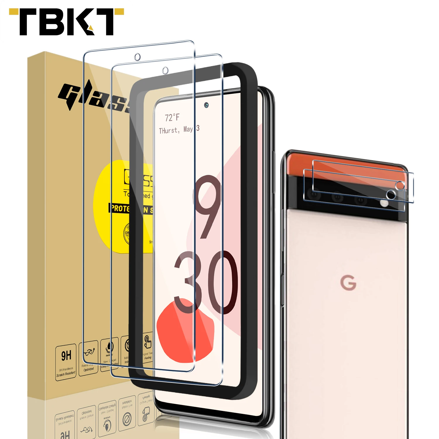 Amazon Newest Factory Price 2.5D Compatible For Google Pixel 6 Tempered Glass Screen Protector and Camera lens Protector
Amazon Newest Factory Price 2.5D Compatible For Google Pixel 6 Tempered Glass Screen Protector and Camera lens Protector