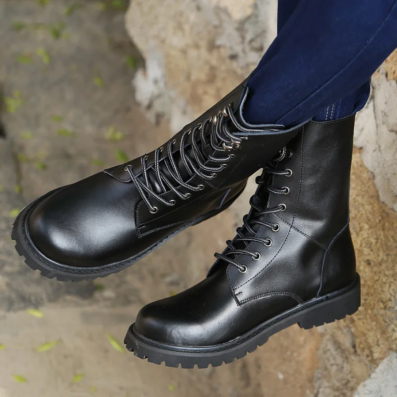 Military Combat Boots for Men Ankle Tactical Boots Leather Lace Up Army Working Outdoor Desert Boots Shoes
Military Combat Boots for Men Ankle Tactical Boots Leather Lace Up Army Working Outdoor Desert Boots Shoes