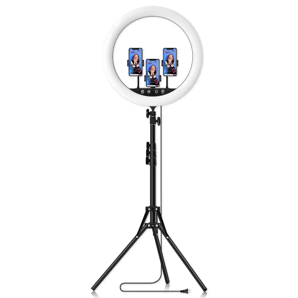 18-inch Ring Light with Stand, Adjustable 3200-6500K LED Lights Ring with Ultra-wide Lighting Area for Camera Photography,YouTub
18-inch Ring Light with Stand, Adjustable 3200-6500K LED Lights Ring with Ultra-wide Lighting Area for Camera Photography,YouTub