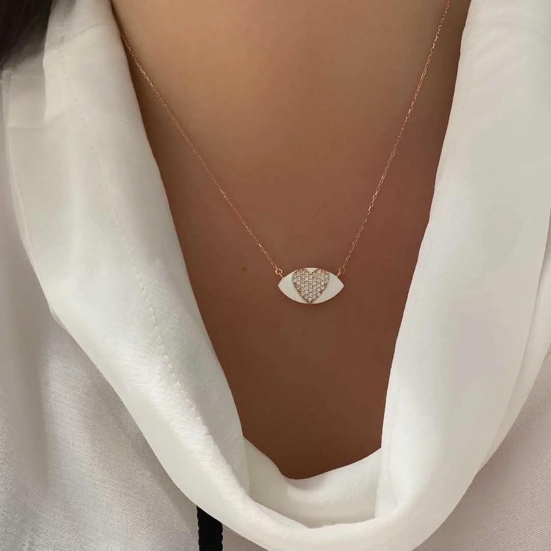 new design oval shape cz filled heart charm necklace simple link chain gold plated jewelry, Customized
new design oval shape cz filled heart charm necklace simple link chain gold plated jewelry, Customized