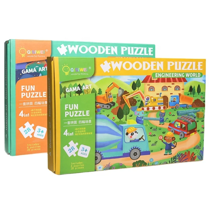 

Factory directly sell wooden puzzle game toys for kids wooden puzzles toys for toddlers learning kids animal wooden puzzle toy