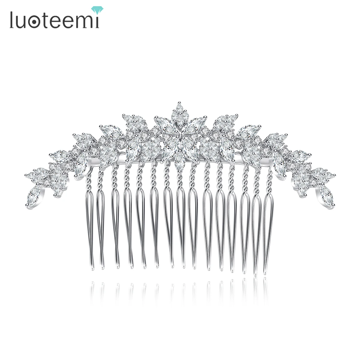 LUOTEEMI Wedding Flower AA A Cubic Zircon Hair Pins for Woman Vintage Style Jewelry Design
LUOTEEMI Wedding Flower AA A Cubic Zircon Hair Pins for Woman Vintage Style Jewelry Design