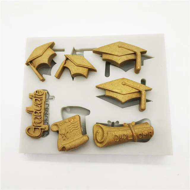 Y119 Cake Decoration Sugar Mold Baking Sugarcraft Chocolate Mold Graduation cap silicone mold, White
Y119 Cake Decoration Sugar Mold Baking Sugarcraft Chocolate Mold Graduation cap silicone mold, White