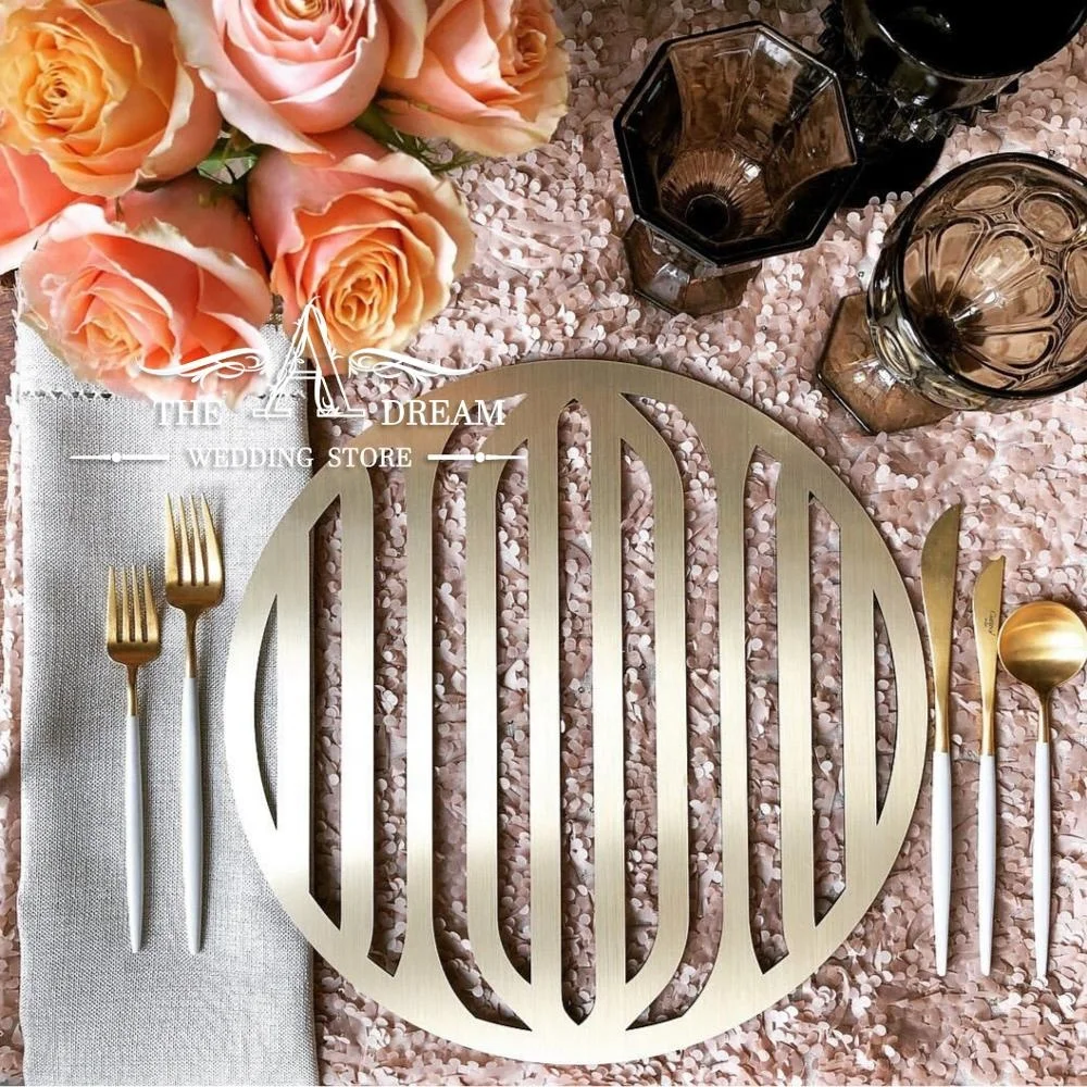 Luxury Golden Mirror Placemats For Banquets Elegant Table Setting Golden Chargers For Wedding From The A Dream Wedding Store, Gold/silver/rose gold
Luxury Golden Mirror Placemats For Banquets Elegant Table Setting Golden Chargers For Wedding From The A Dream Wedding Store, Gold/silver/rose gold