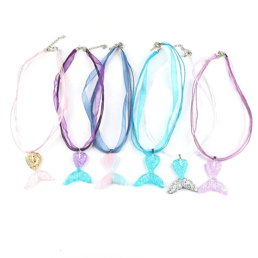 Sparkling Mermaid Fish Tail Pendant Ribbon Wax Rope Chain Multicolored Whale Tail Pendant Choker Collar Jewelry Gifts
Sparkling Mermaid Fish Tail Pendant Ribbon Wax Rope Chain Multicolored Whale Tail Pendant Choker Collar Jewelry Gifts
