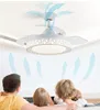 Electric fancy ceiling fan with light ,living room no noise anion ceiling fan with lights