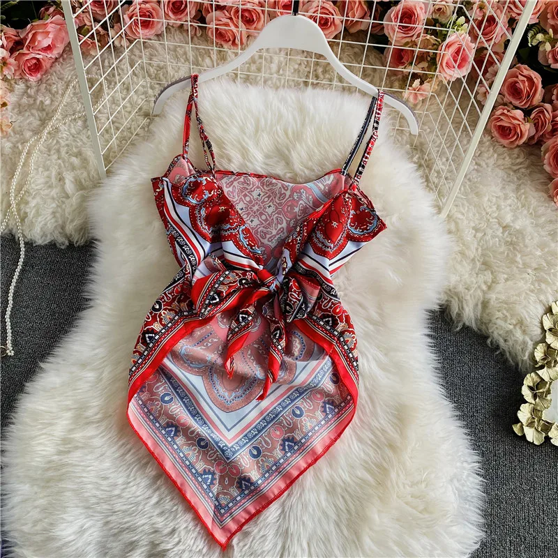 New Printing Tube Top Women Spring Summer Slim Camisole Sleeveless Crop Short Tops Outerwear 
New Printing Tube Top Women Spring Summer Slim Camisole Sleeveless Crop Short Tops Outerwear