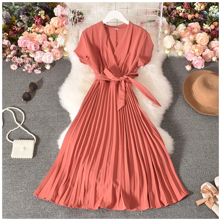 2022 Women elegant side zipper waist belt Dresses 7 colors ladies tie straps bow long skirt with suspenders and waist is slimmer
2022 Women elegant side zipper waist belt Dresses 7 colors ladies tie straps bow long skirt with suspenders and waist is slimmer