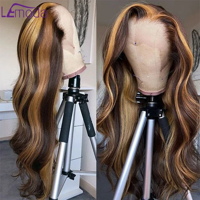 Wholesale Cheap Raw Virgin Brazilian Human Hair Wigs 13x6 Body Wave Highlight HD Transparent Human Hair Lace Front Wigs, Natural color lace wig
Wholesale Cheap Raw Virgin Brazilian Human Hair Wigs 13x6 Body Wave Highlight HD Transparent Human Hair Lace Front Wigs, Natural color lace wig