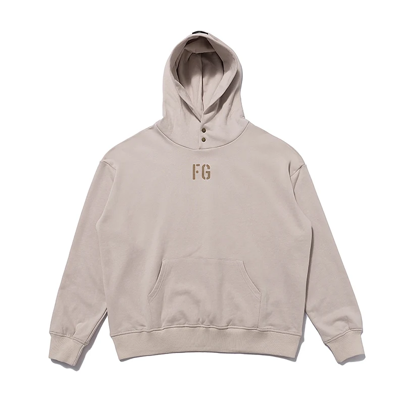 

High quality Fear of God hoodies for men Alphabetic print men's hoodie Kanye West's same hoodie