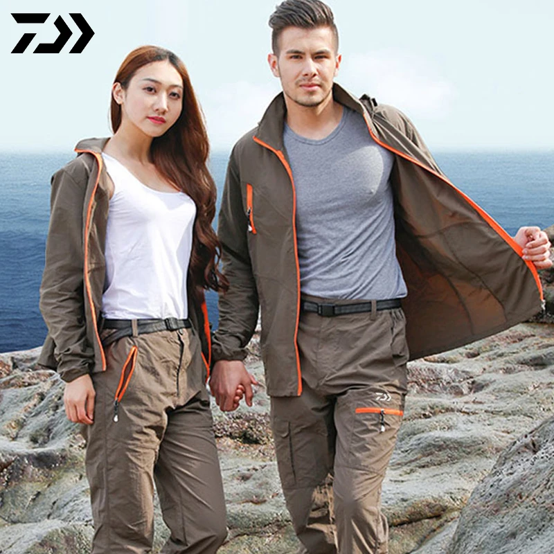 Fishing Men Outdoor Daiwa Waterproof Sets Breathable Casual Fishing Hoodie Jackets Camping Sport Clothing Jacket and Pants Set
Fishing Men Outdoor Daiwa Waterproof Sets Breathable Casual Fishing Hoodie Jackets Camping Sport Clothing Jacket and Pants Set