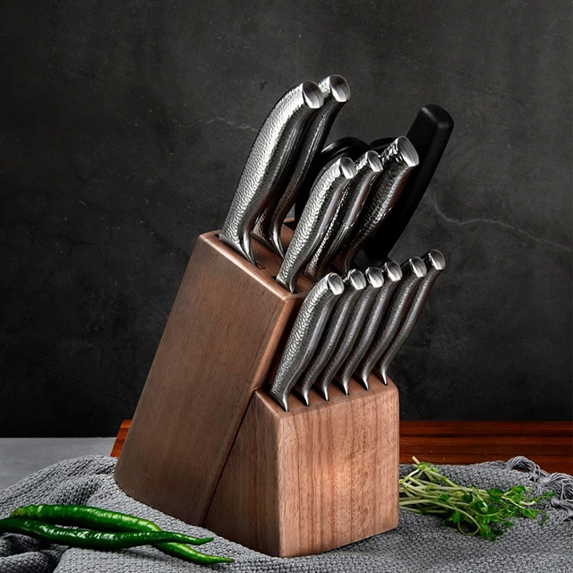 OEM/ODM Gift Box Package stainless steel Handle Sharp Kitchen Knife Set 14-Piece Premium Kitchen Knife Set With Wooden Block
OEM/ODM Gift Box Package stainless steel Handle Sharp Kitchen Knife Set 14-Piece Premium Kitchen Knife Set With Wooden Block