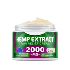 Premium Organic Hemp Cream 2000mg Pain Relief for Arthritis, Inflammation & Joint Pain - Hemp Extract Oil Cream