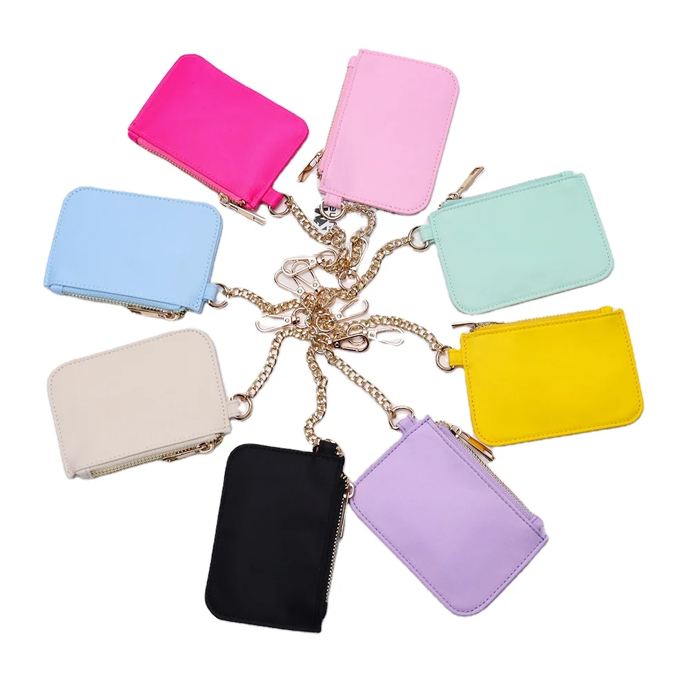 Low MOQ Multi Color Nylon Coin Purse Keychain Ladies Water Resistant Wrist Small Wallet Mini Keychain Wallet For Women
Low MOQ Multi Color Nylon Coin Purse Keychain Ladies Water Resistant Wrist Small Wallet Mini Keychain Wallet For Women