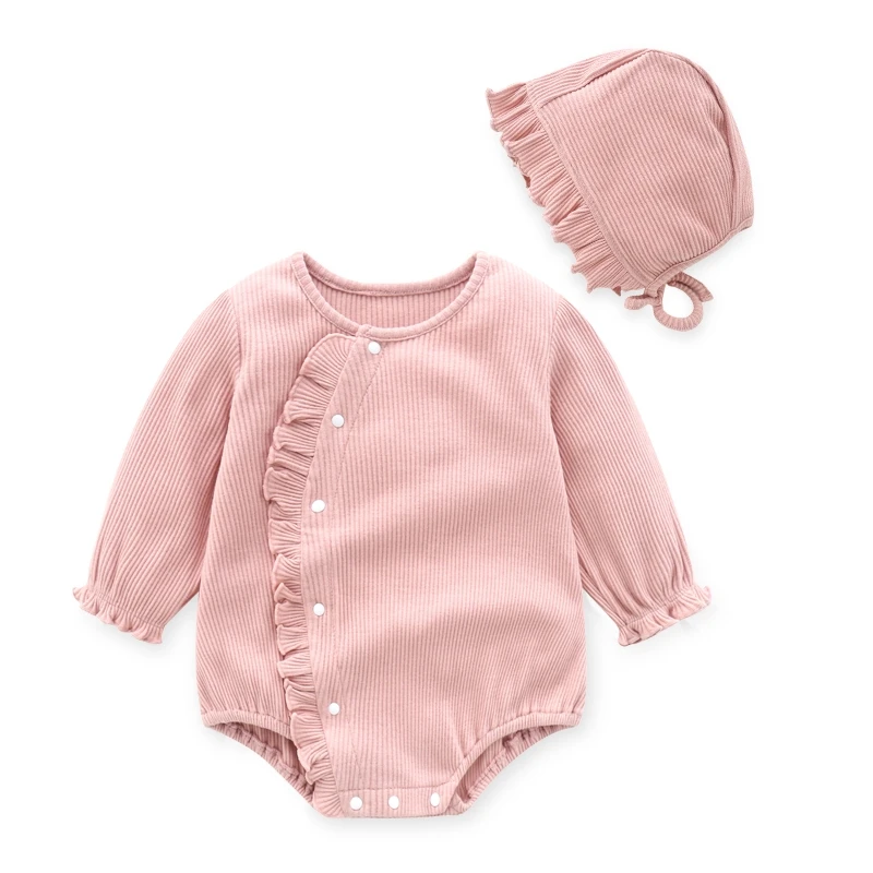 Hot Selling Newborn Winter Clothes Ribbed Cotton Baby Girl's Romper, As picture showing
Hot Selling Newborn Winter Clothes Ribbed Cotton Baby Girl's Romper, As picture showing