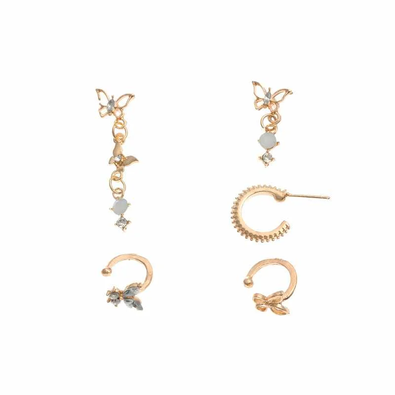 5 Pcs/Set Gold Butterfly Vintage Crystal Drop Earrings Set for Women Gift Jewelry Hot Selling
5 Pcs/Set Gold Butterfly Vintage Crystal Drop Earrings Set for Women Gift Jewelry Hot Selling
