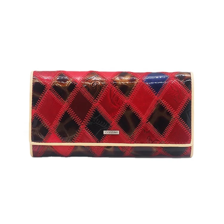 Geometric Printing Metal Lining Zipper 100% Real Leather Long Women Clutch Purse Wallet
Geometric Printing Metal Lining Zipper 100% Real Leather Long Women Clutch Purse Wallet