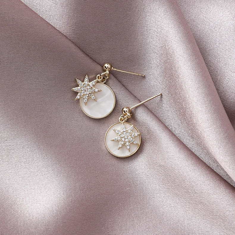 JUHU Fashion French Retro Awn Star Shell Earrings Female Niche Temperament Round Earrings Net Red Earrings Female
JUHU Fashion French Retro Awn Star Shell Earrings Female Niche Temperament Round Earrings Net Red Earrings Female