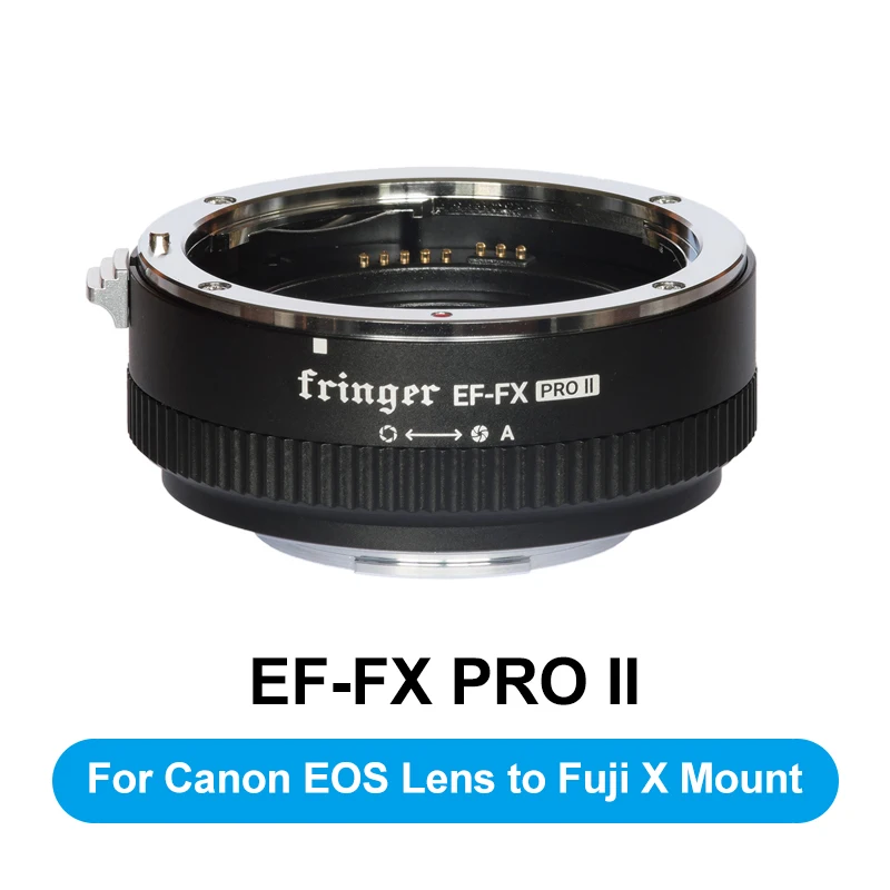 

Fringer EF-FX2 Pro II Auto focus Mount Lens Adapter Built-in Electronic Aperture for Canon EOS Sigma Lens to Fujifilm FX Camera