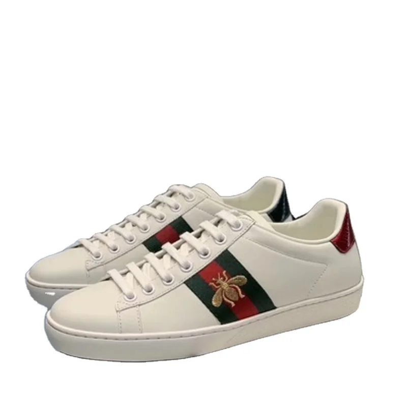 2022 Wholesale top quality retro style green red green stripe men's brand designer sneaker bee embroidered luxury designer shoes
2022 Wholesale top quality retro style green red green stripe men's brand designer sneaker bee embroidered luxury designer shoes