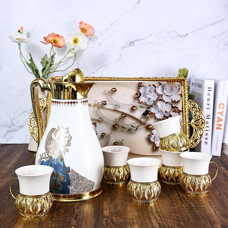 Arabic Modern Custom Box Gift Luxury White Gold Marble Decor Coffee Tea Cups for Hotel Restaurant, White golden
Arabic Modern Custom Box Gift Luxury White Gold Marble Decor Coffee Tea Cups for Hotel Restaurant, White golden