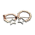 Customized Gold-Plated Brooch Lapel Pin with metal zinc alloy hollow Brooch