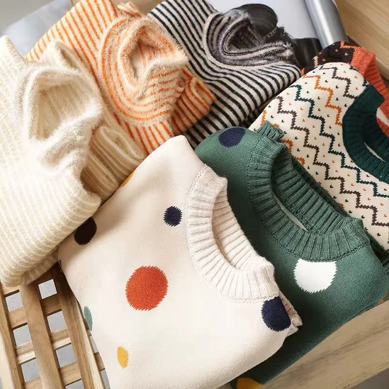 Children add down clothing winter baby thickened mink cashmere sweater bottom sweater hot wholesale
Children add down clothing winter baby thickened mink cashmere sweater bottom sweater hot wholesale
