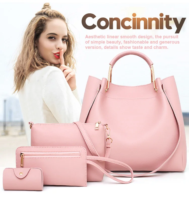 Hot selling Luxury Ladies Purse Sac A Main Femme 3 Pieces PU Leather Tote Bag Girls Luxury Handbags Set for Women, More colors can be customized
Hot selling Luxury Ladies Purse Sac A Main Femme 3 Pieces PU Leather Tote Bag Girls Luxury Handbags Set for Women, More colors can be customized