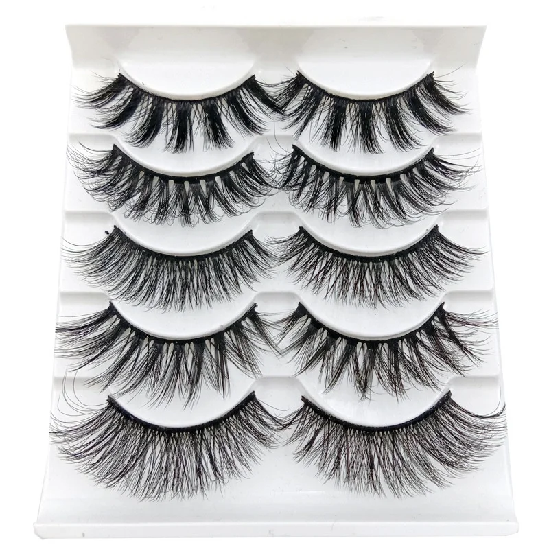 5 pairs/set Naturally Soft 3D Multi-layered Thick Eye Beauty Makeup High Quality False Eyelashes Black Waterproof Fake Eyelashes
5 pairs/set Naturally Soft 3D Multi-layered Thick Eye Beauty Makeup High Quality False Eyelashes Black Waterproof Fake Eyelashes