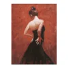 Dafen Artists Dancing Woman Image Handmade People Oil Painting on Canvas