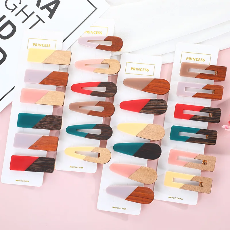 OUYE Wholesale korean fashion clip hair clip accessories customized hair pins for women girls 2021 hair pins clips acrylic, Colorful
OUYE Wholesale korean fashion clip hair clip accessories customized hair pins for women girls 2021 hair pins clips acrylic, Colorful