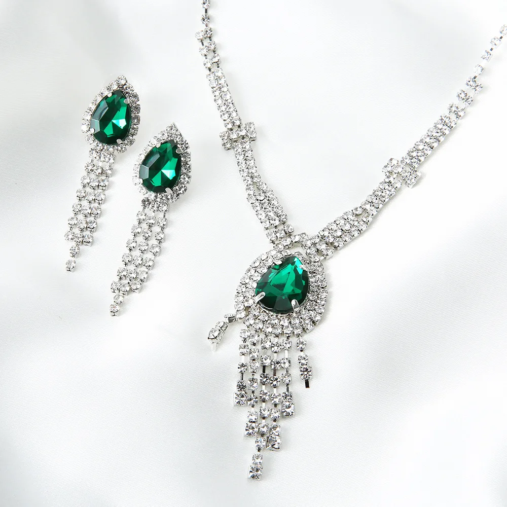 Long Tassel Earrings Diamond Jewelry Set Fashion Beautiful Good Price Women Jewelry Sets, Real silver
Long Tassel Earrings Diamond Jewelry Set Fashion Beautiful Good Price Women Jewelry Sets, Real silver