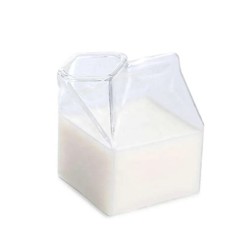 Japanese-style household creative glass milk cup square microwave heating breakfast cup box
Japanese-style household creative glass milk cup square microwave heating breakfast cup box