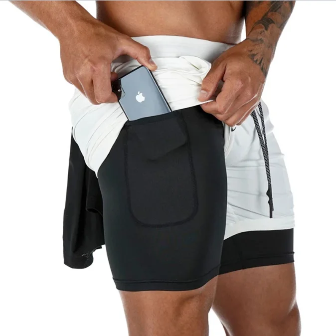 Double layer Jogger Shorts Men 2 in 1 Short Pants Gyms Fitness Built-in pocket Bermuda Quick Dry Beach Shorts Male Sweatpants
Double layer Jogger Shorts Men 2 in 1 Short Pants Gyms Fitness Built-in pocket Bermuda Quick Dry Beach Shorts Male Sweatpants