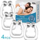 Amazon New Anti Snore Kit 4 Pack Stop Snoring Nose Clips with Magnets Super Safe Nasal Dilator