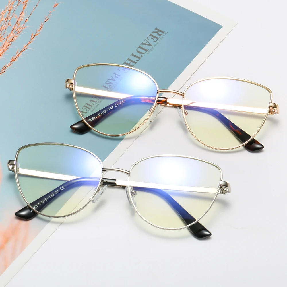 Cat eye eyeglasses women optical gaming metal ladies blue light blocking computer glasses
Cat eye eyeglasses women optical gaming metal ladies blue light blocking computer glasses
