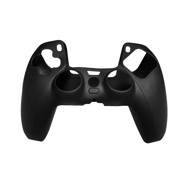 Wholesale solid color soft touch non-slip silicone waterproof PS5 controller skin protective cover, Black
Wholesale solid color soft touch non-slip silicone waterproof PS5 controller skin protective cover, Black