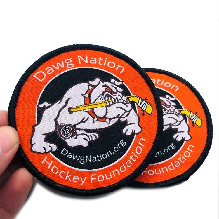 Wholesale Custom 100%polyester Stick on Military Jacket Name Logo Machine Woven Sports Fabric Patches and Badges for Clot
Wholesale Custom 100%polyester Stick on Military Jacket Name Logo Machine Woven Sports Fabric Patches and Badges for Clot