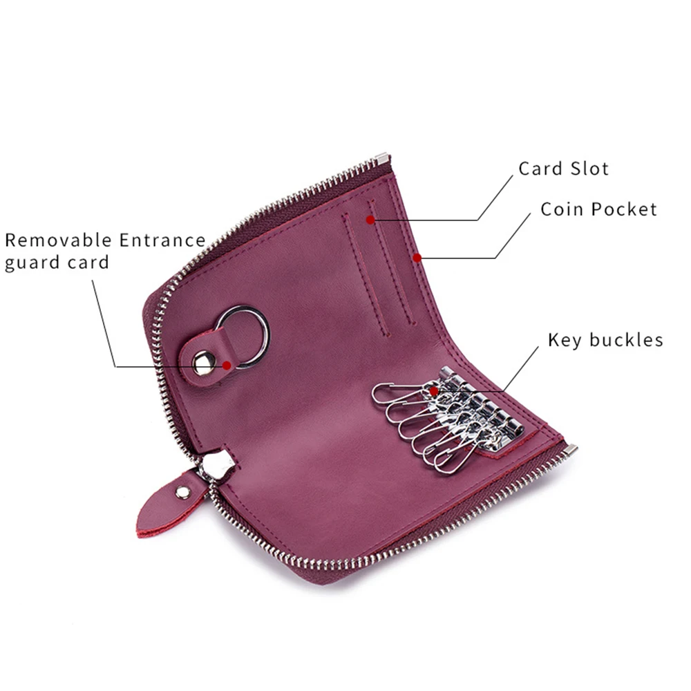 Versatile Multifunction Large Capacity Real Leather bag Car Key Case bag Car Key Wallet Bag Key Protector
Versatile Multifunction Large Capacity Real Leather bag Car Key Case bag Car Key Wallet Bag Key Protector