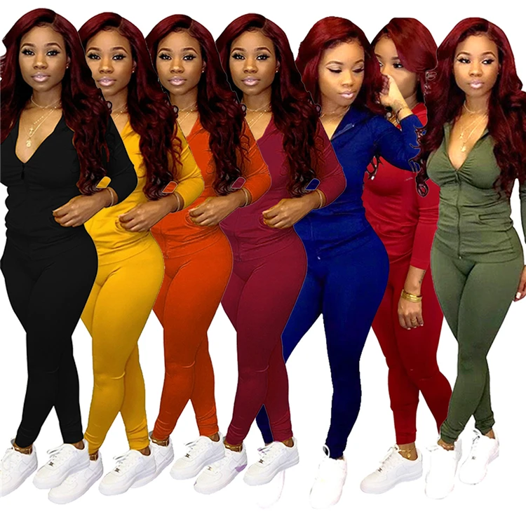 M0514 women jogger set 2020 solid color long sleeve two piece tracksuit outfits set
M0514 women jogger set 2020 solid color long sleeve two piece tracksuit outfits set