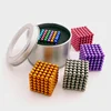 High precision super strong colorful silver neodymium 5mm 216pcs 512pcs cuble magnetic balls toys