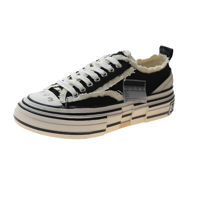 Canvas shoes women's color matching thick soleplate shoes retro casual shoes autumn new style
Canvas shoes women's color matching thick soleplate shoes retro casual shoes autumn new style