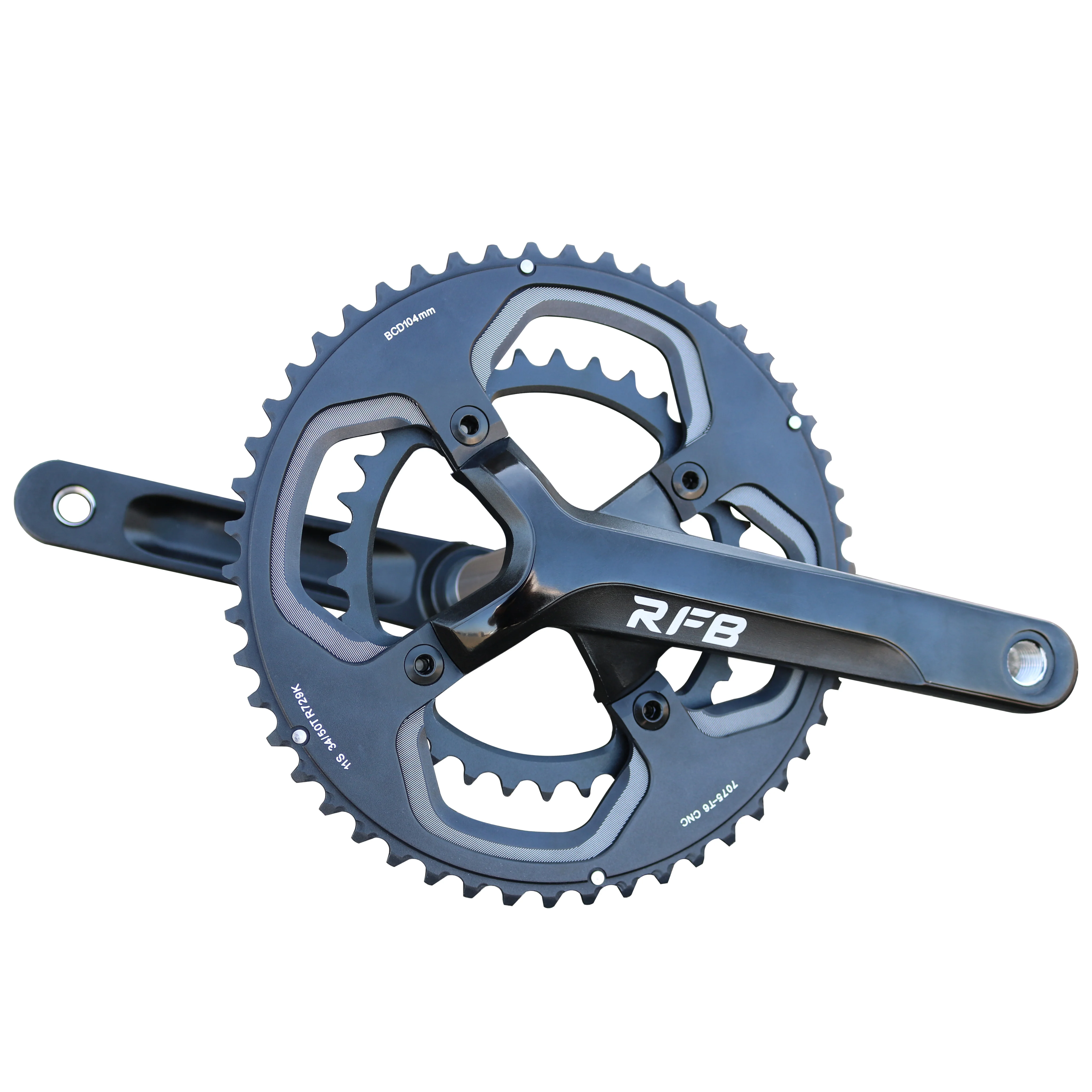 CNC road bike/bicycle Crankset Hollow axle Laser Logo 10/11s 34/44t 155mm road bike/bicycle Crankset
CNC road bike/bicycle Crankset Hollow axle Laser Logo 10/11s 34/44t 155mm road bike/bicycle Crankset