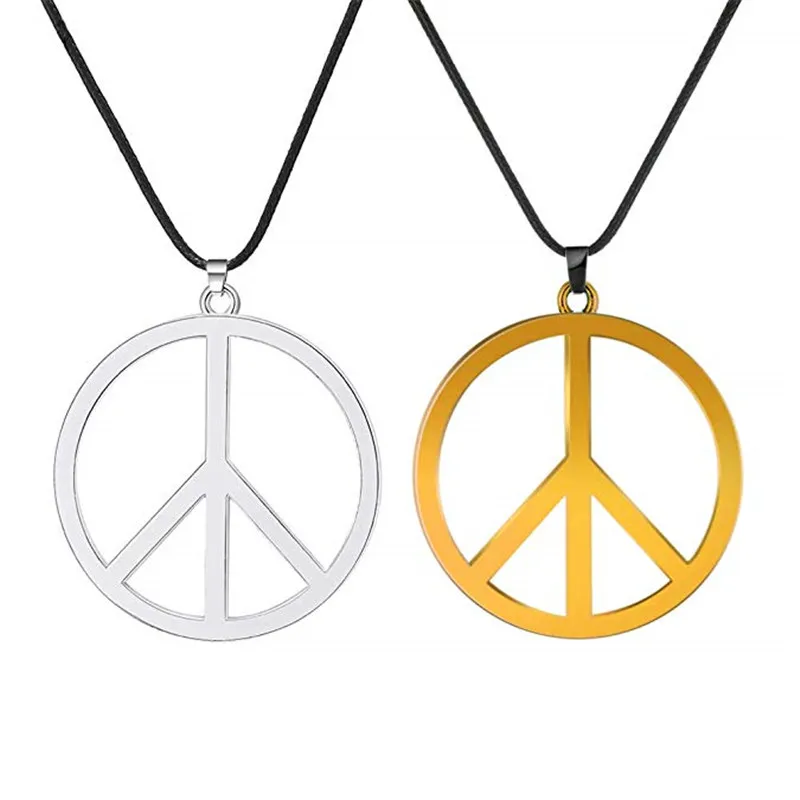 Hippie Party Accessories Necklace Peace Sign Necklaces & Pendants For Men Women Hippie Punk Long Necklace, As pictures
Hippie Party Accessories Necklace Peace Sign Necklaces & Pendants For Men Women Hippie Punk Long Necklace, As pictures