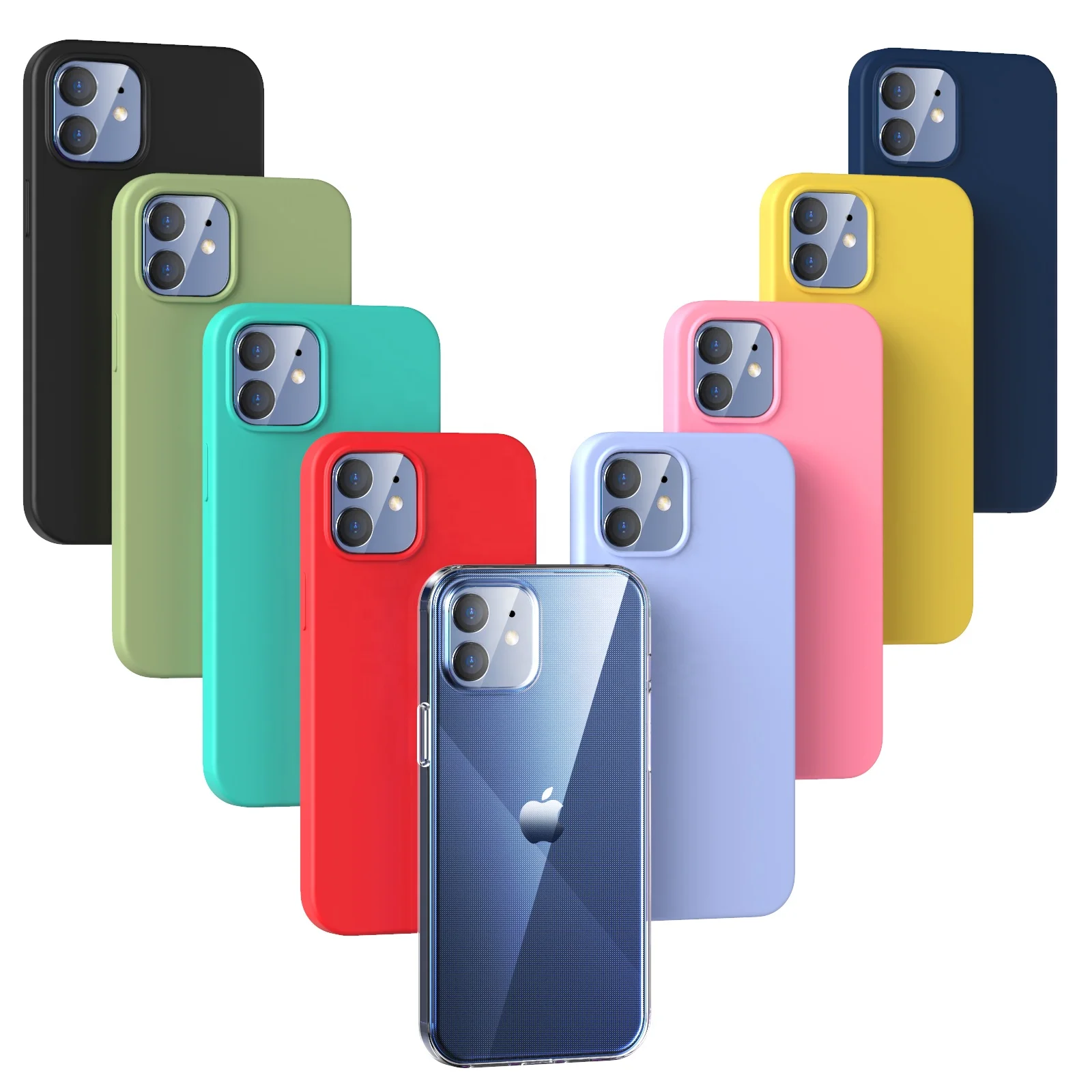 Amazon Hot Selling Luxury Matte Shockproof Soft Tpu Candy Phone Cases Cover For Iphone 12 Pro Max, Black,dark blue,red,mint green ,translucent,pink.yellow...
Amazon Hot Selling Luxury Matte Shockproof Soft Tpu Candy Phone Cases Cover For Iphone 12 Pro Max, Black,dark blue,red,mint green ,translucent,pink.yellow...